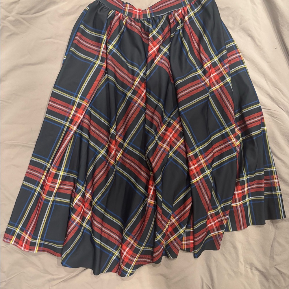 Blackmilk Tartan Old School Pocket MIDI Skirt